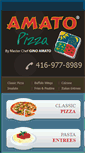 Mobile Screenshot of amatopizza.ca