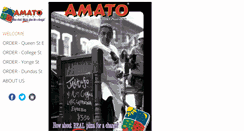 Desktop Screenshot of amatopizza.com